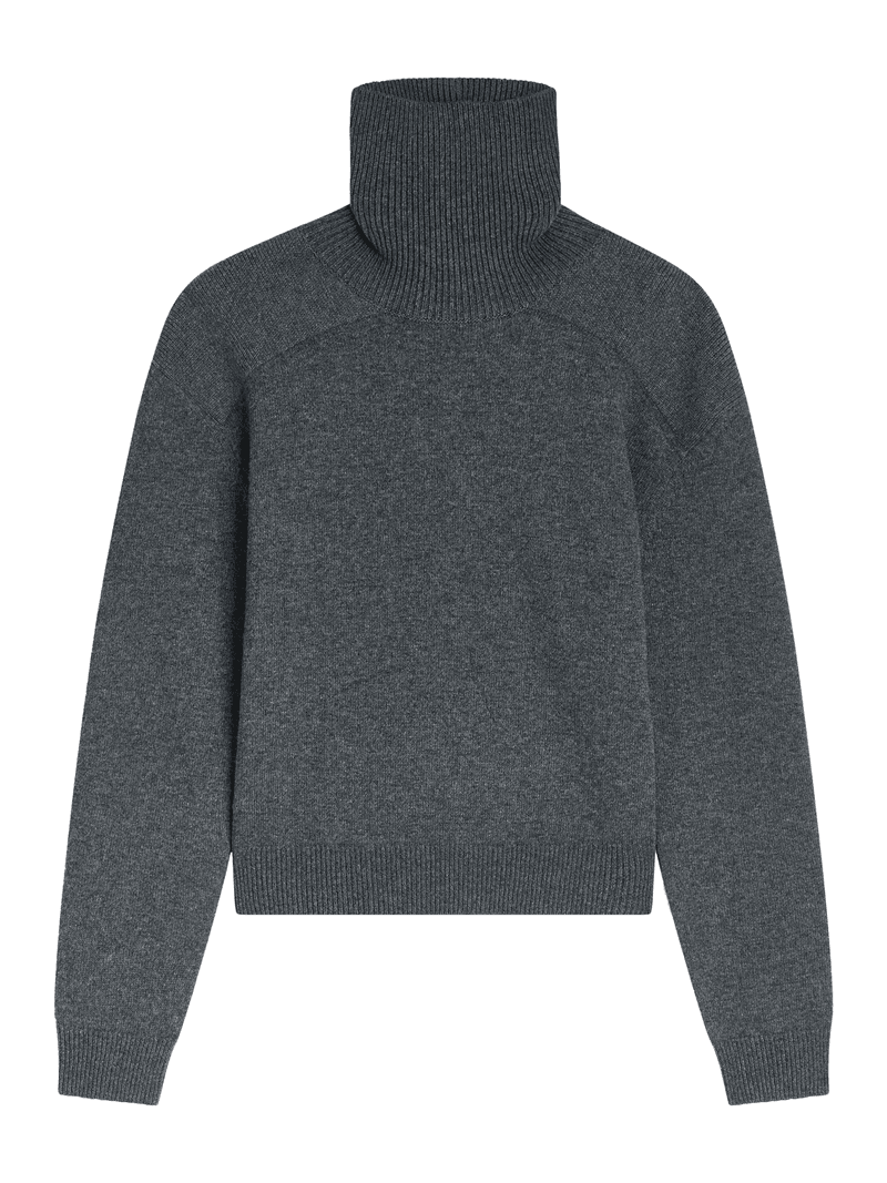 WOOL AND CASHMERE PATCHED SHOULDER SWEATER - Phoebe Philo - Woman