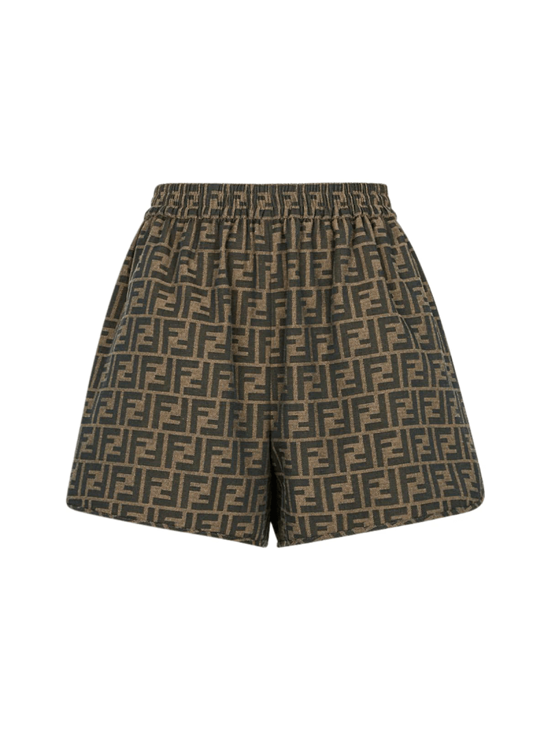 SHORT FF CANVAS - Fendi - Woman