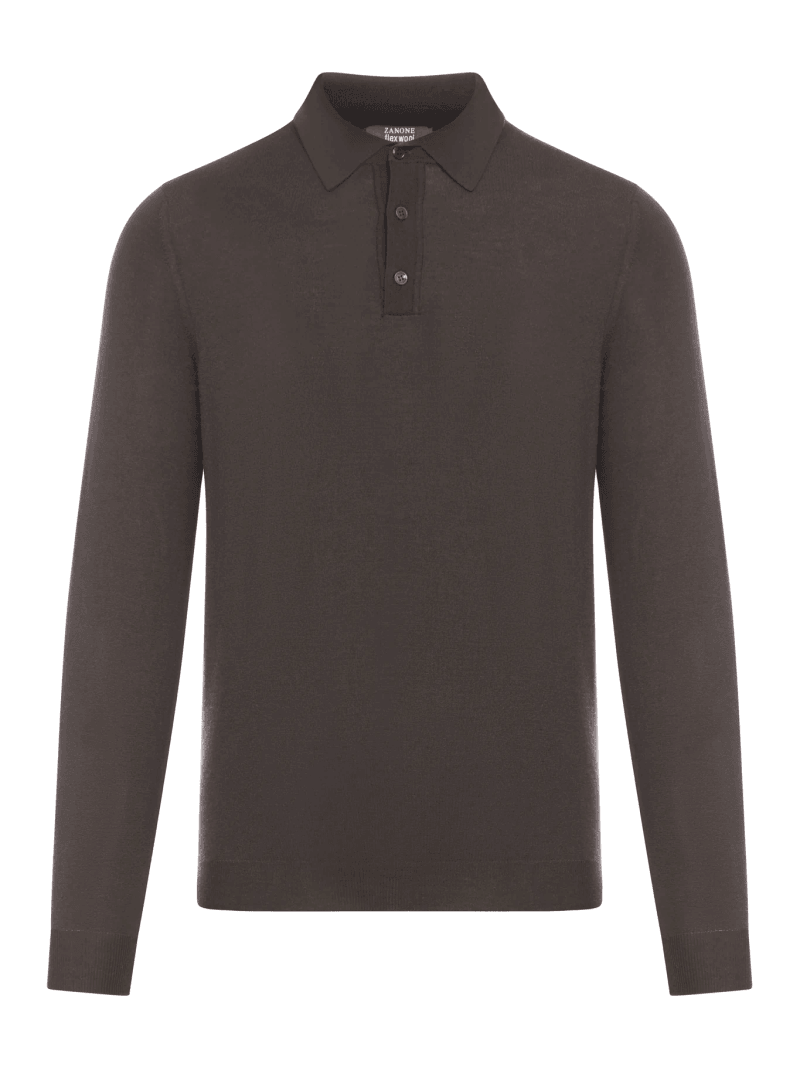 WOOL FLEX WOOL POLO - Zanone - Man
