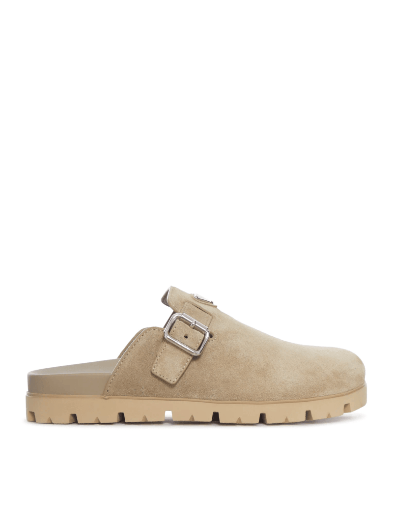 SUEDE MULES - Prada - Man