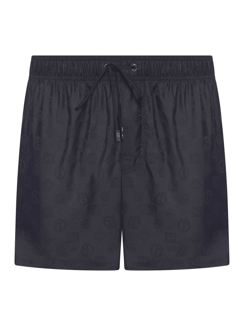 SWIMSUIT WITH ALLOVER LOGO - Giorgio Armani - Man