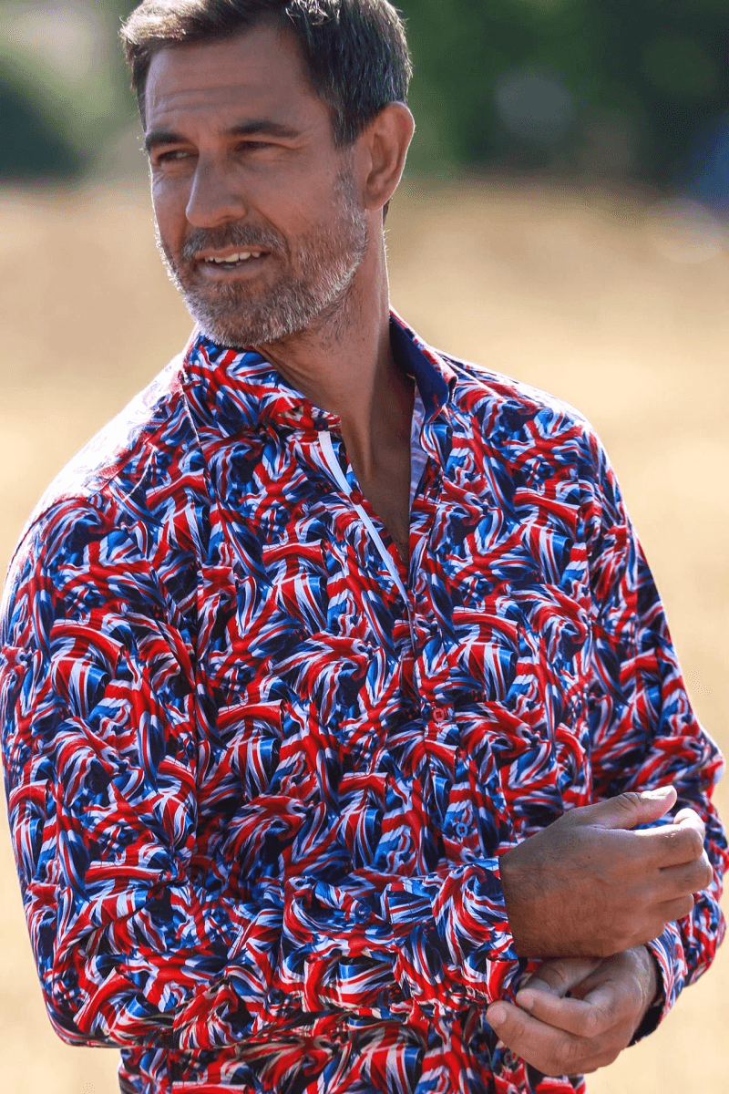 UNION JACK PRINT SHIRT