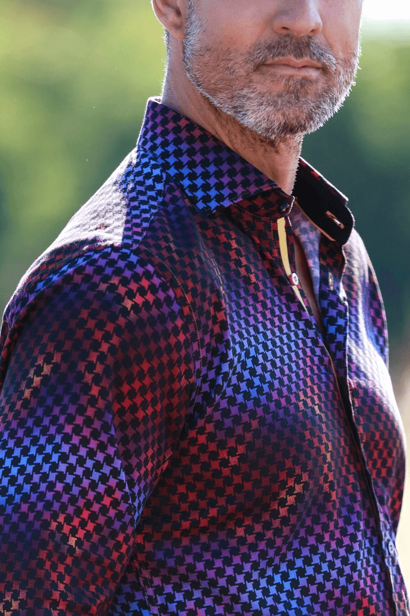 NEON DISCO PRINT SHIRT