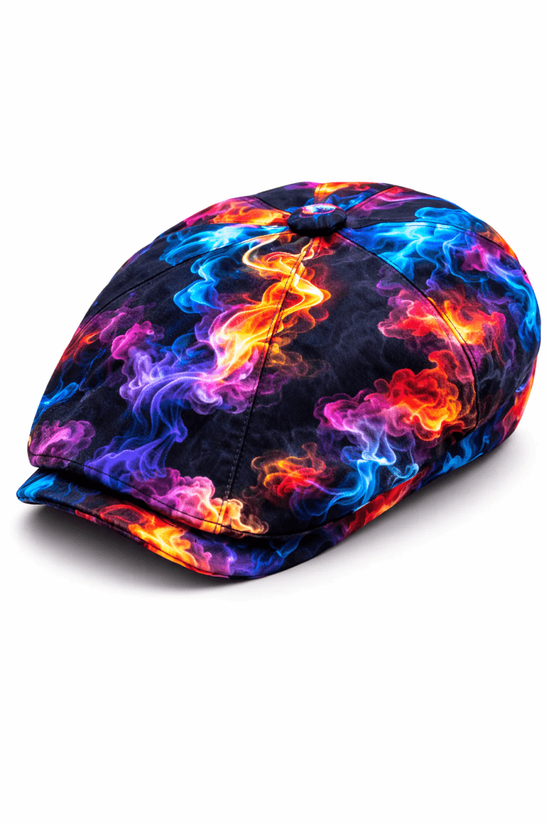 Smoke Printed BUTTON-TOP Cap