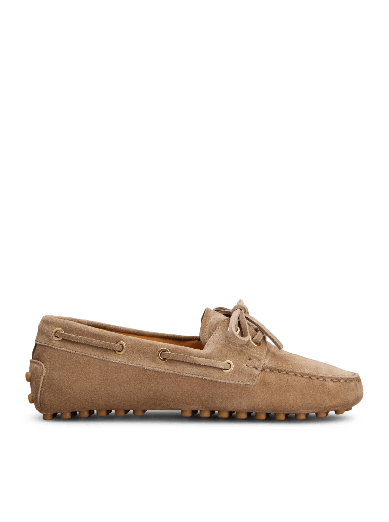 GOMMINO SUEDE BOAT LOAFERS - Tod`s - Woman