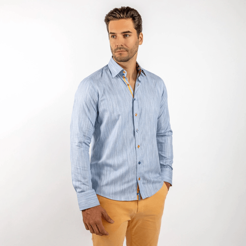 LUXURY KNITTED CLASSIC JACQUARD SHIRT