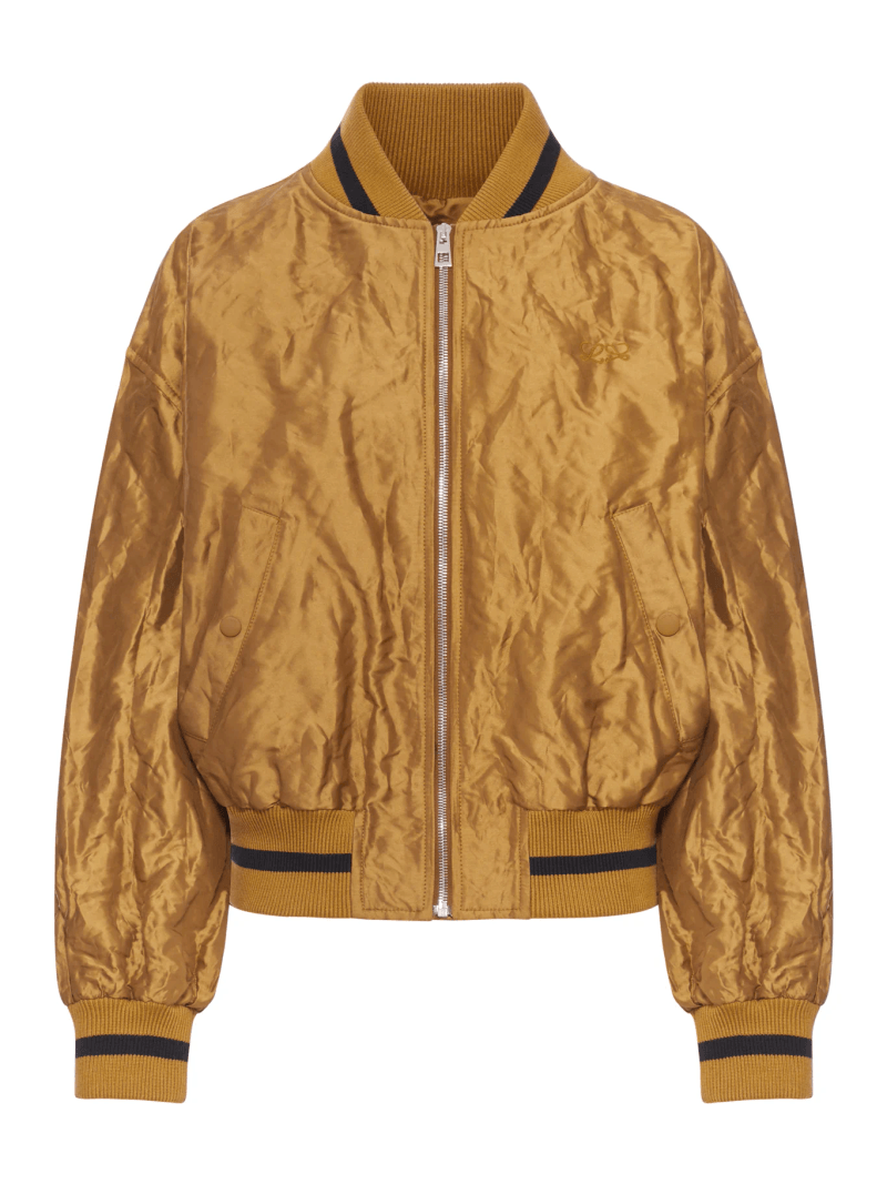 TECHNICAL FABRIC BOMBER JACKET - Loewe - Woman