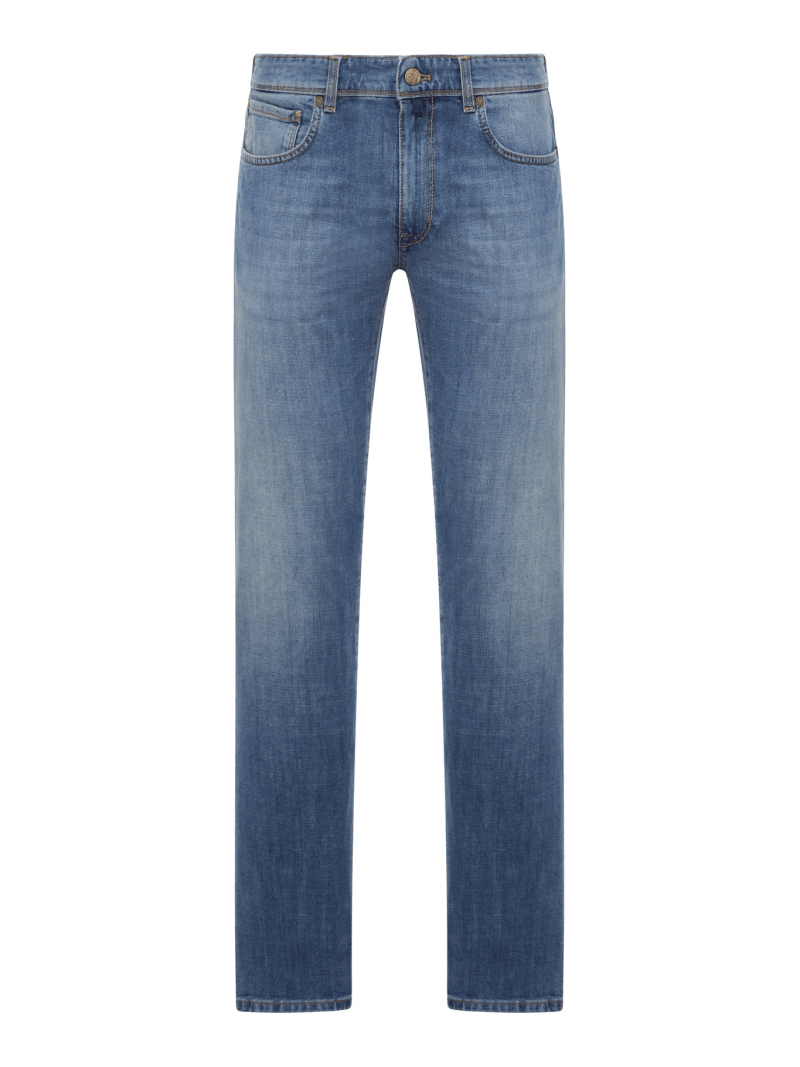 5 POCKET JEANS IN COTTON DENIM - Incotex - Man