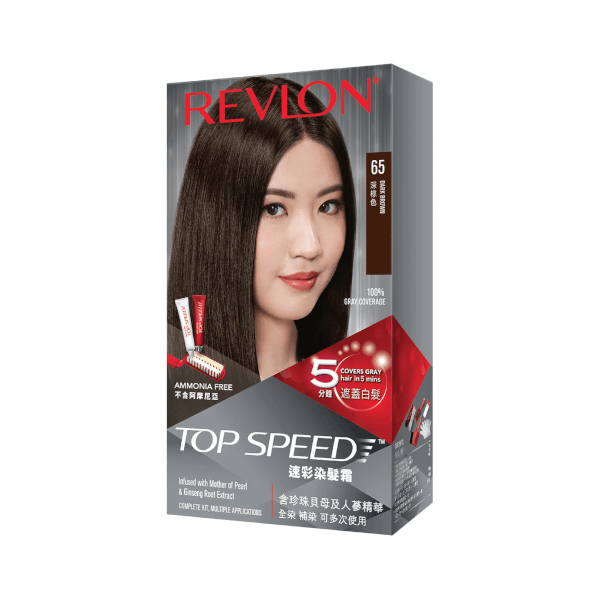 Revlon - Top Speed Haircolor - 310g - #65 Dark Brown