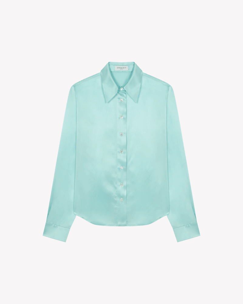 Silk Serena Shirt - Spearmint