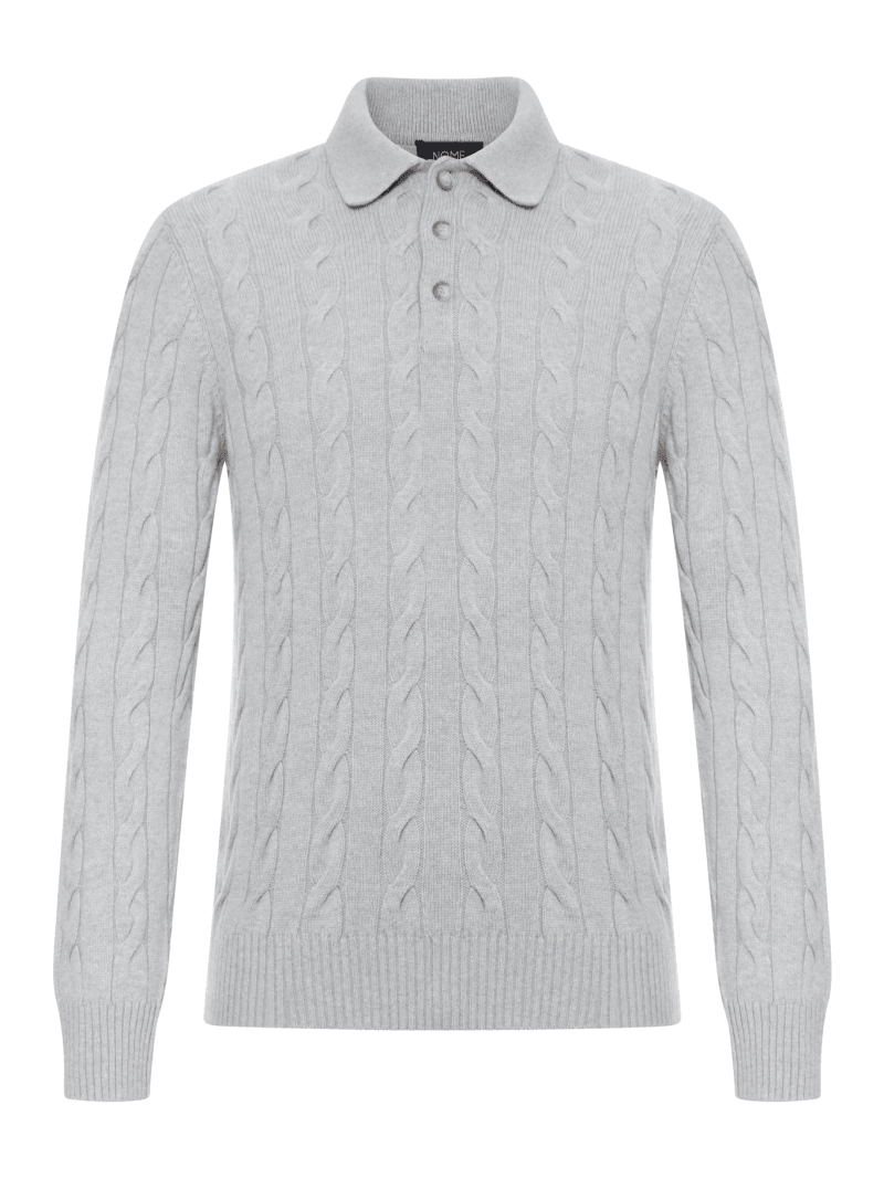POLO SHIRT WITH WOVEN PATTERN - Nome G - Man