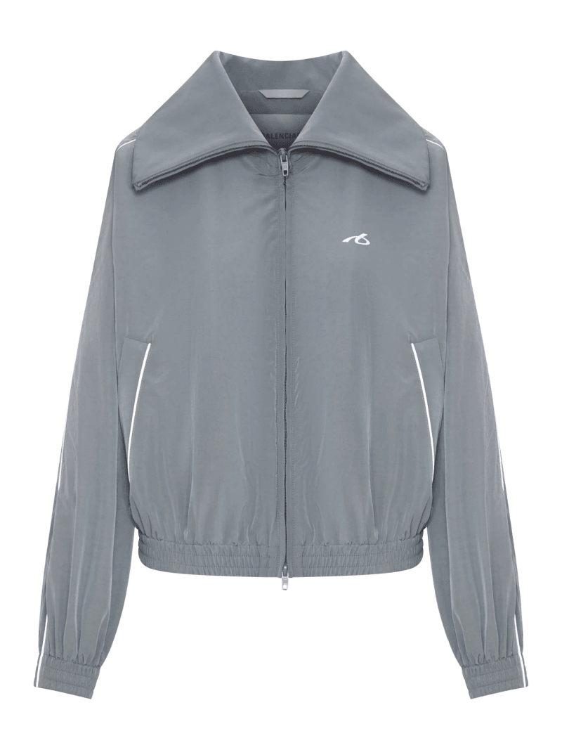 BODIES HIGH NECK JACKET IN TECHNICAL COTTON POPLIN - Balenciaga - Woman
