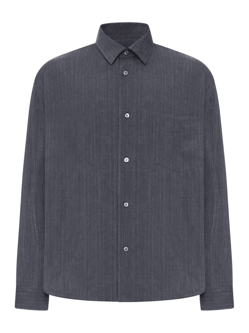 STRIPED LINEN SHIRT - Lardini - Man