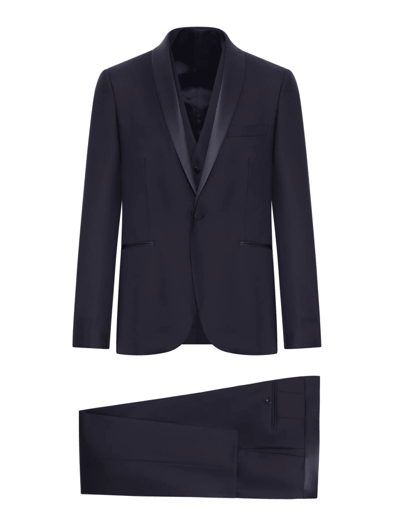 SINGLE-BREASTED VIRGIN WOOL TUXEDO - Tagliatore - Man