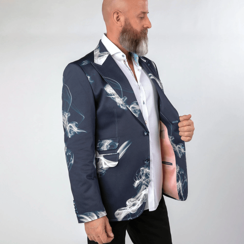 SMOKE PRINTED JACKET