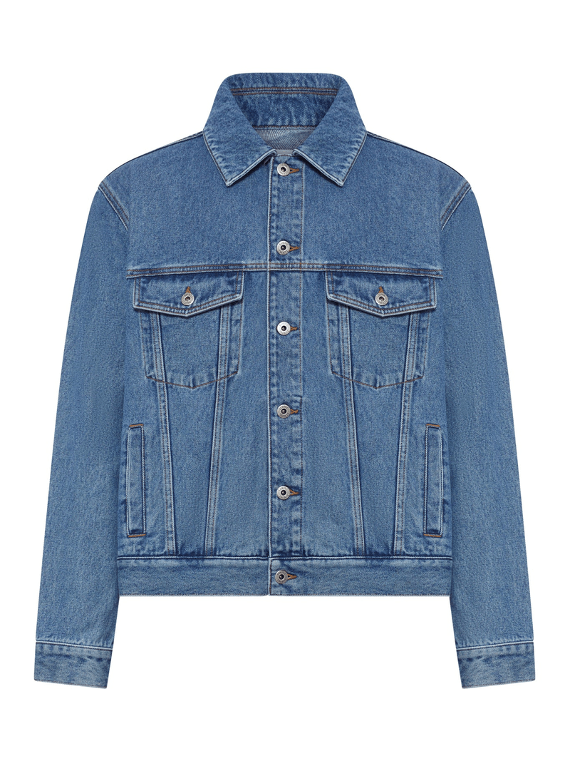 DENIM JACKET WITH ANAGRAM - Loewe - Man