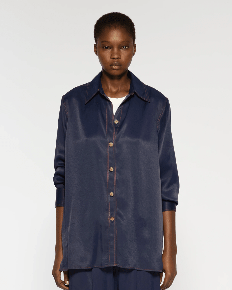 Casual Shirt - Navy Blue