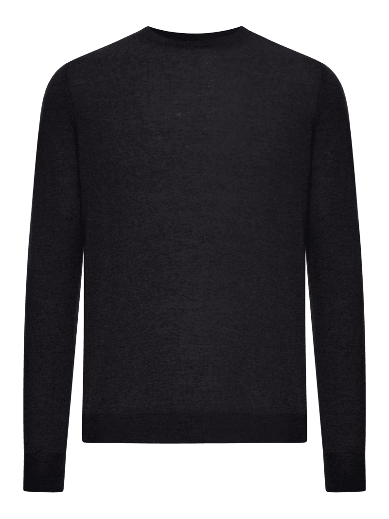 CREWNECK SWEATER IN VIRGIN WOOL - Nome G - Man