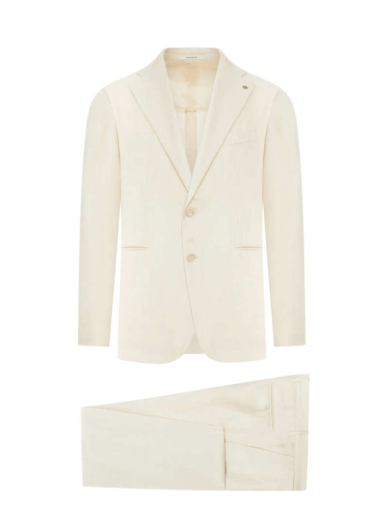 VESUVIO SINGLE-BREASTED LINEN SUIT - Tagliatore - Man