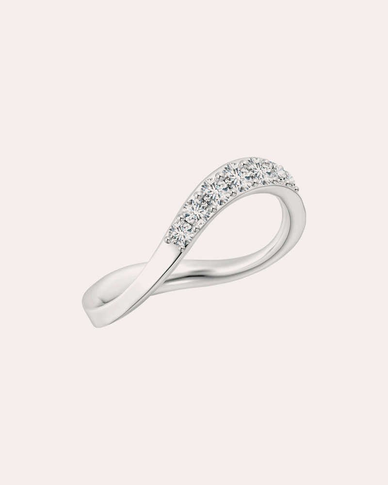 Natori Women's Diamond & 14k White Gold Shangri-La Ring 14K Gold