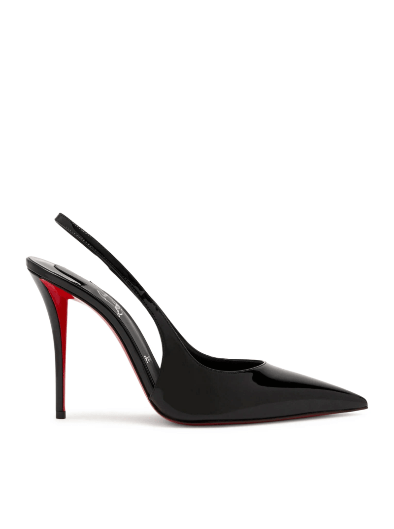 MISS Z PATENT CALFSKIN SLINGBACK PUMPS - Christian Louboutin - Woman
