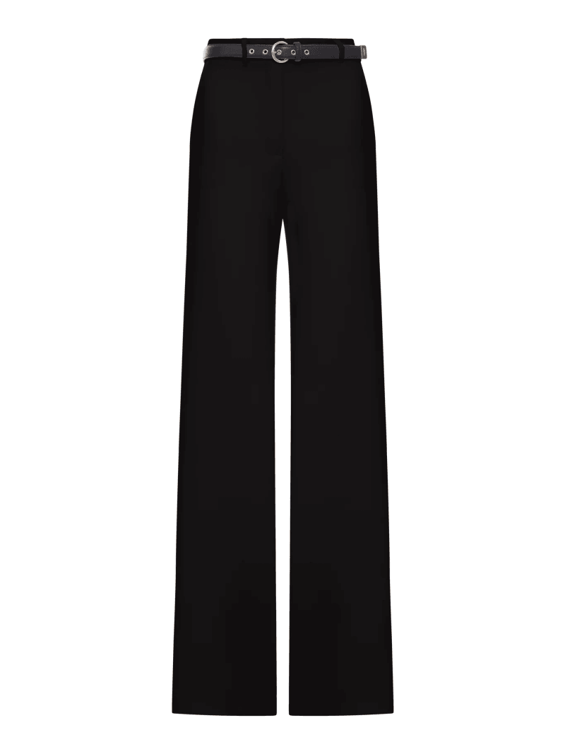 WIDE LEG CADY PANTS - Max Mara Studio - Woman