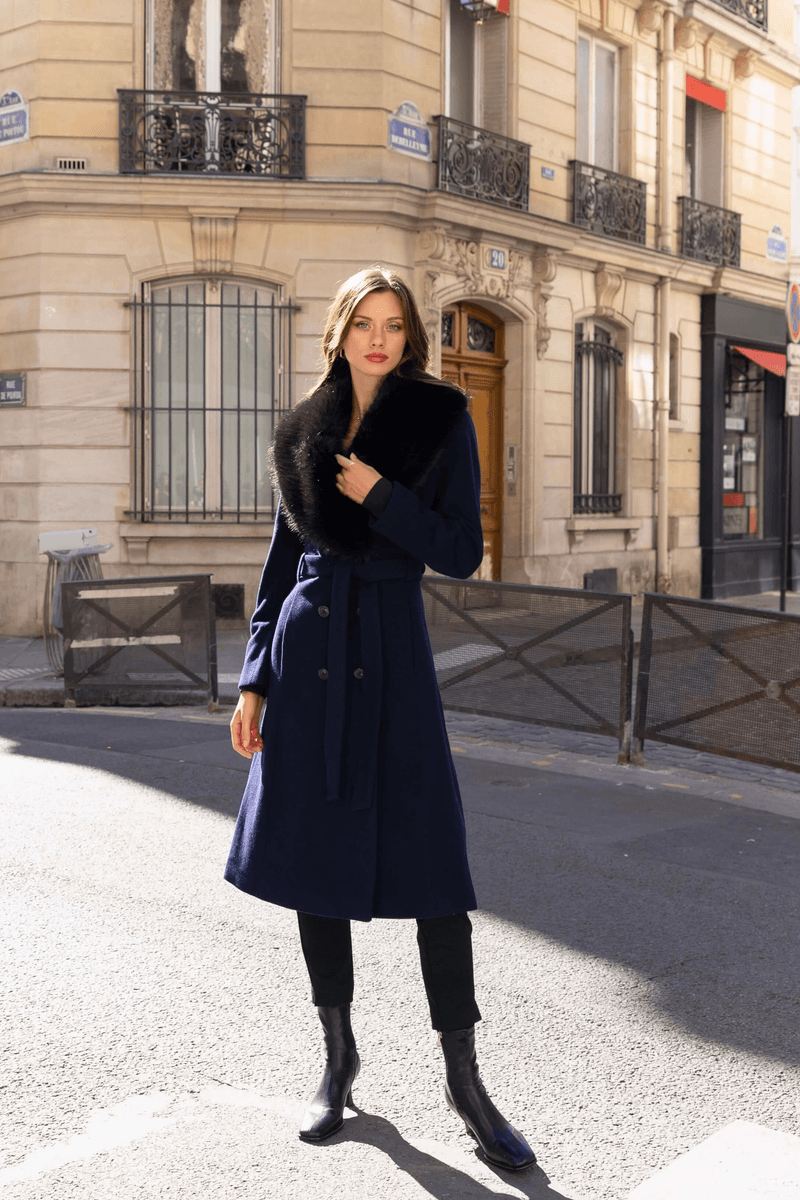 Gaâla Paris Manteau en laine et cachemire Angelina