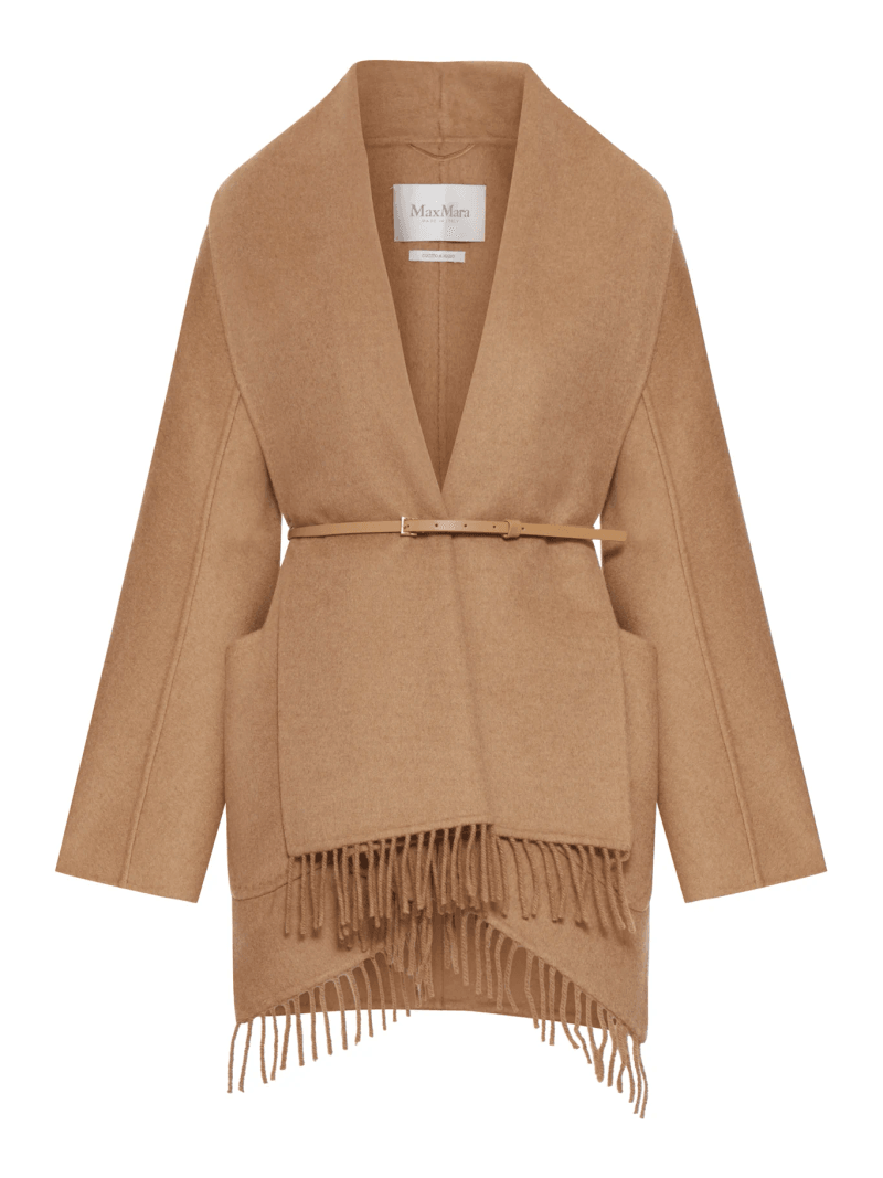 CAMEL CARDIGAN COAT - Max Mara - Woman