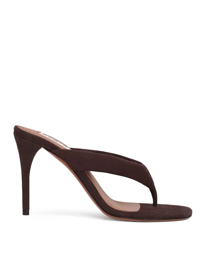 SUEDE HEEL SANDALS - Alaia - Woman