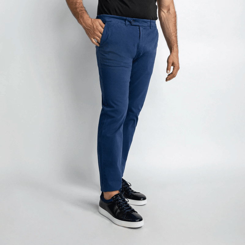 CLAUDIO LUGLI COLORED CHINO TROUSERS