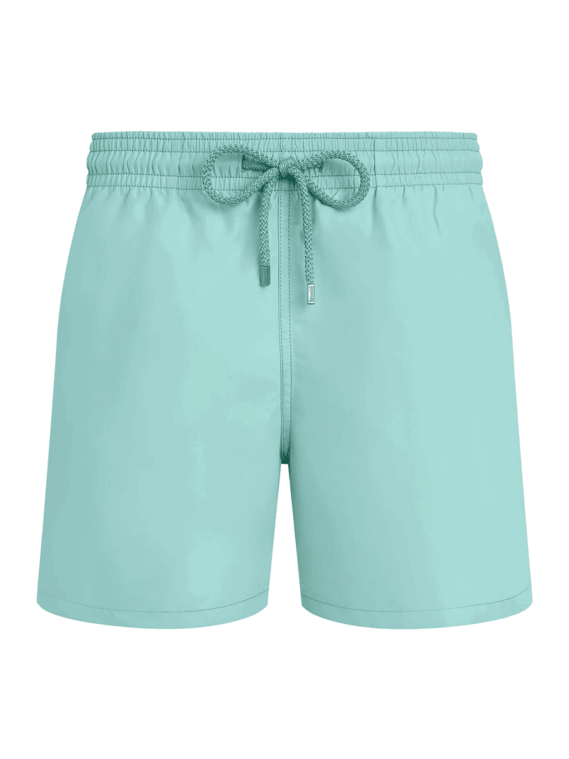 SINGLE COLOR SWIMSUIT WITH ENGRAVED LOGO - Vilebrequin - Man