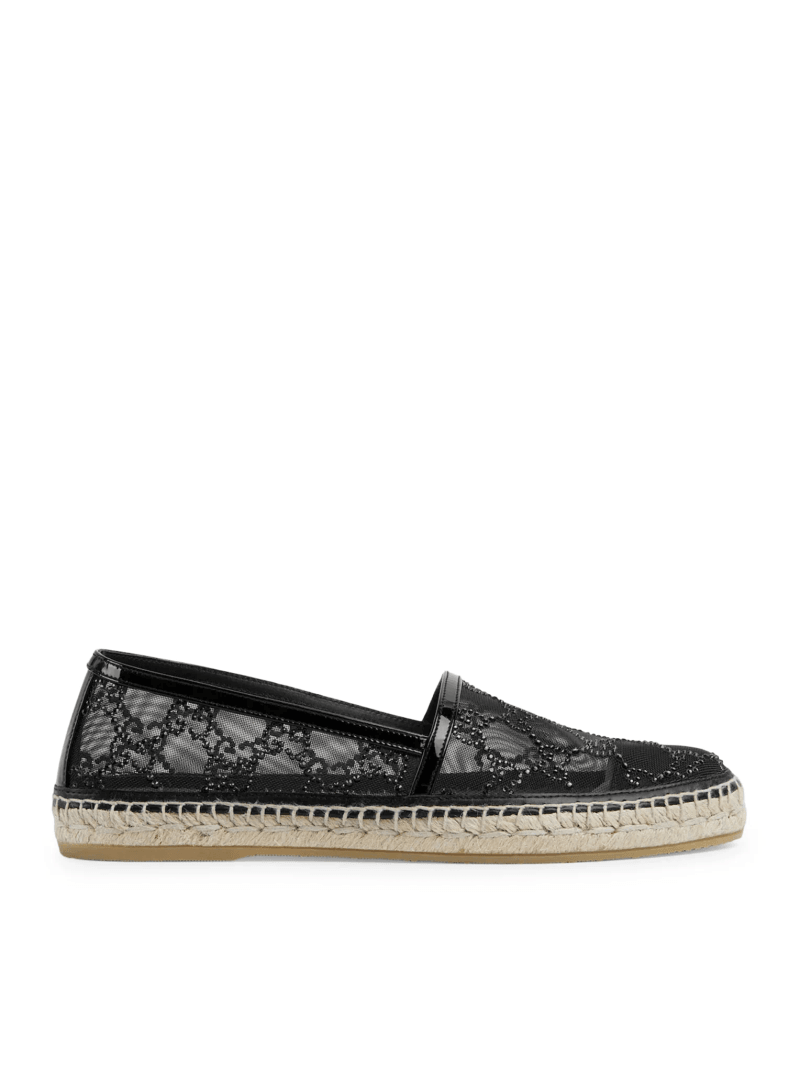 ESPADRILLES WITH GG CRYSTALS - Gucci - Woman