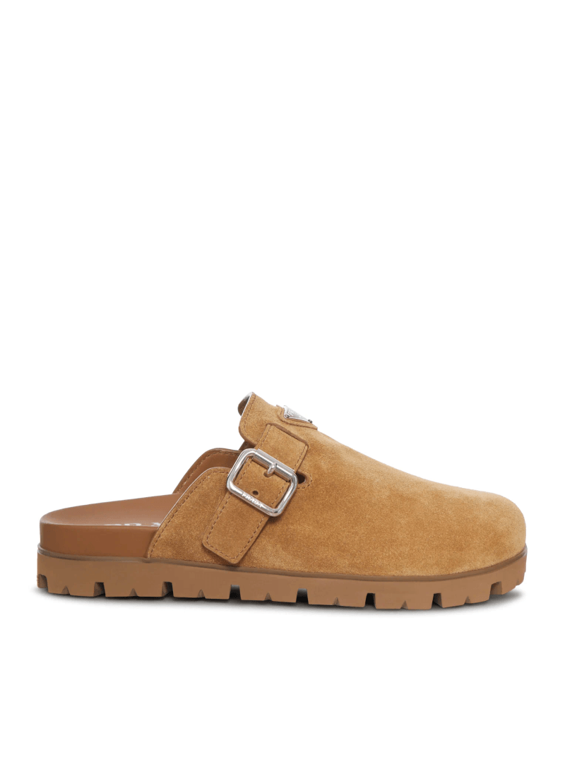 SUEDE MULES - Prada - Man