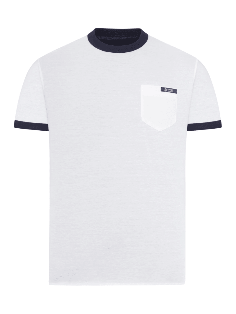 REVERSIBLE COTTON T-SHIRT - Prada - Man