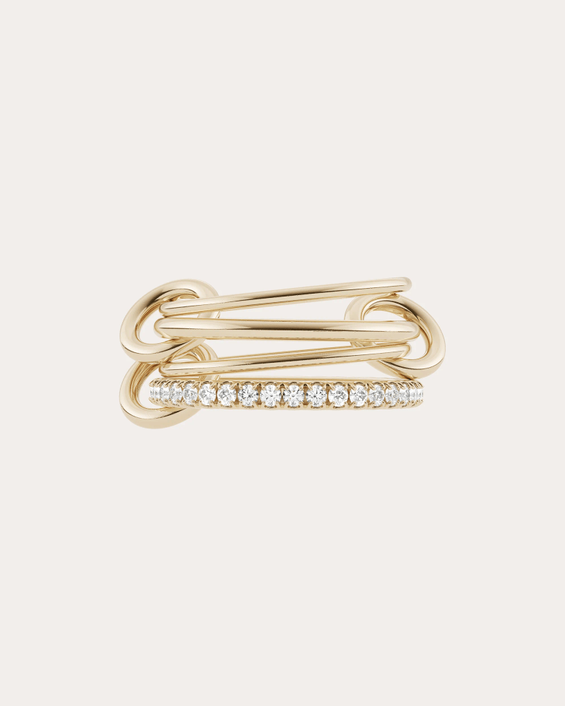Spinelli Kilcollin Women's Diamond & 18k Gold Pisces Pavé Ring