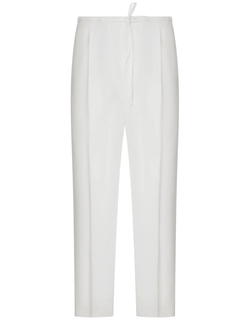 COMPACT COTTON TROUSERS - Bottega Veneta - Man