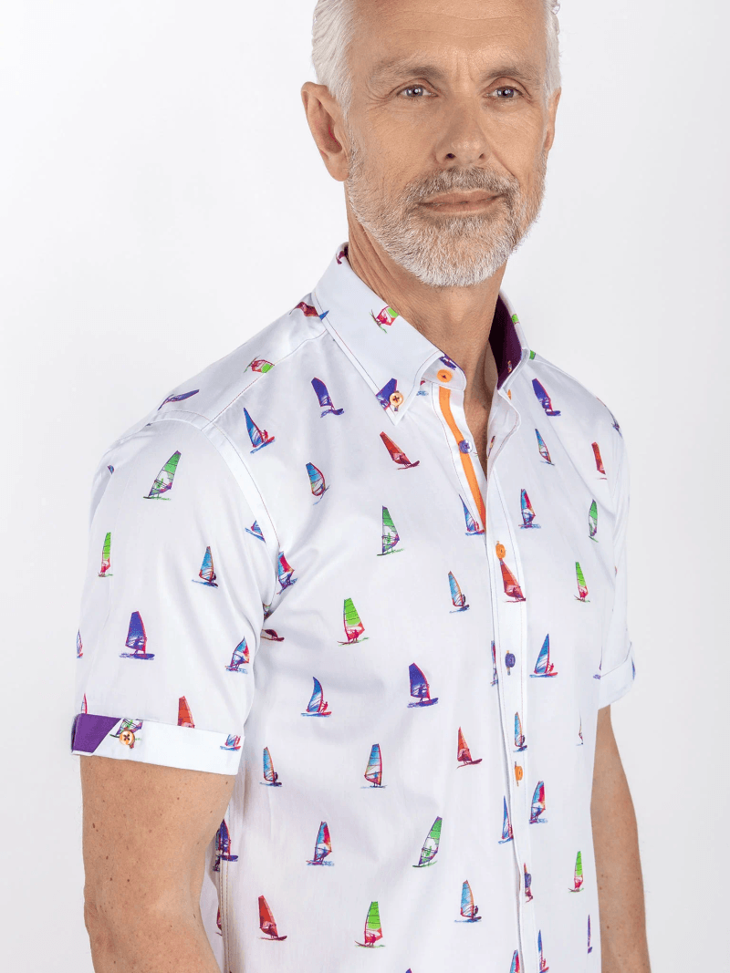 WINDSURF PRINTED SHORT SLEEVE