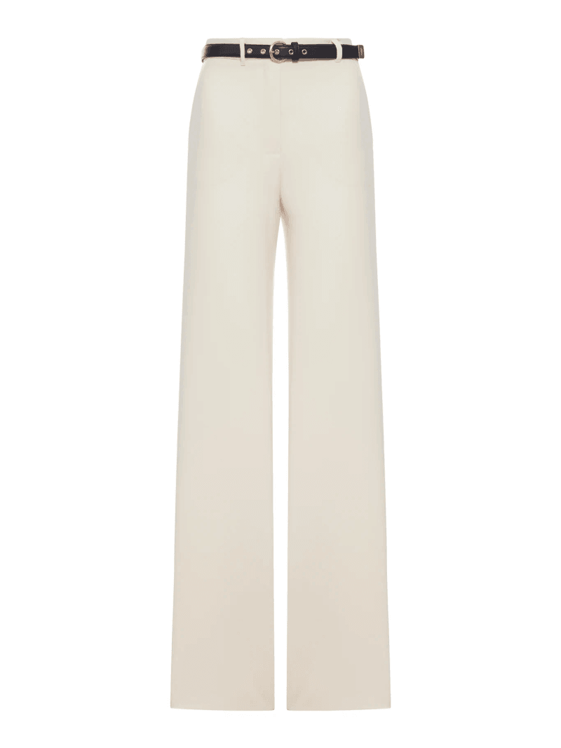 WIDE LEG CADY PANTS - Max Mara Studio - Woman
