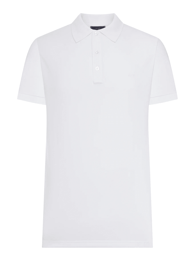 COTTON PIQUET POLO SHIRT - Fay Archive - Man