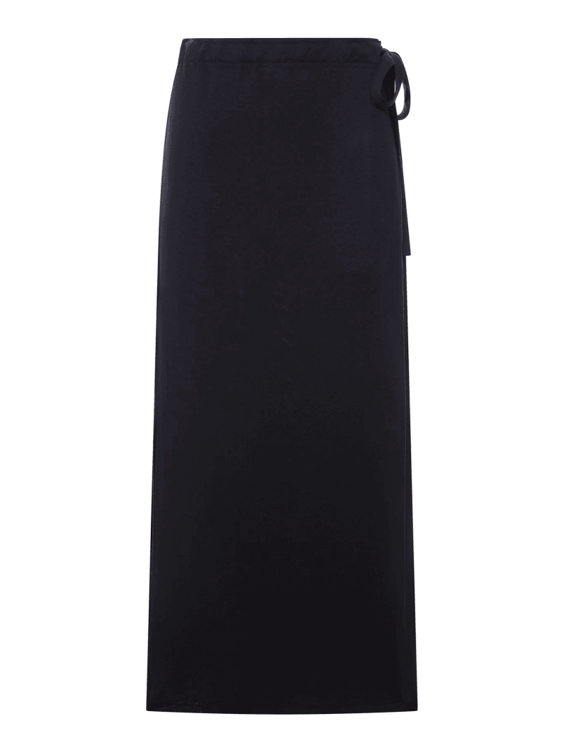 LONG COTTON AND SILK WRAP SKIRT - Toteme - Woman