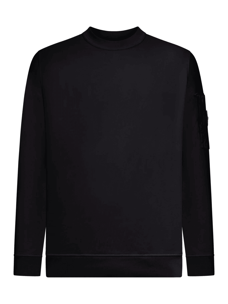 REGULAR FIT CREW NECK SWEATSHIRT WITH SEASONAL POCKET - Stone Island - Man
