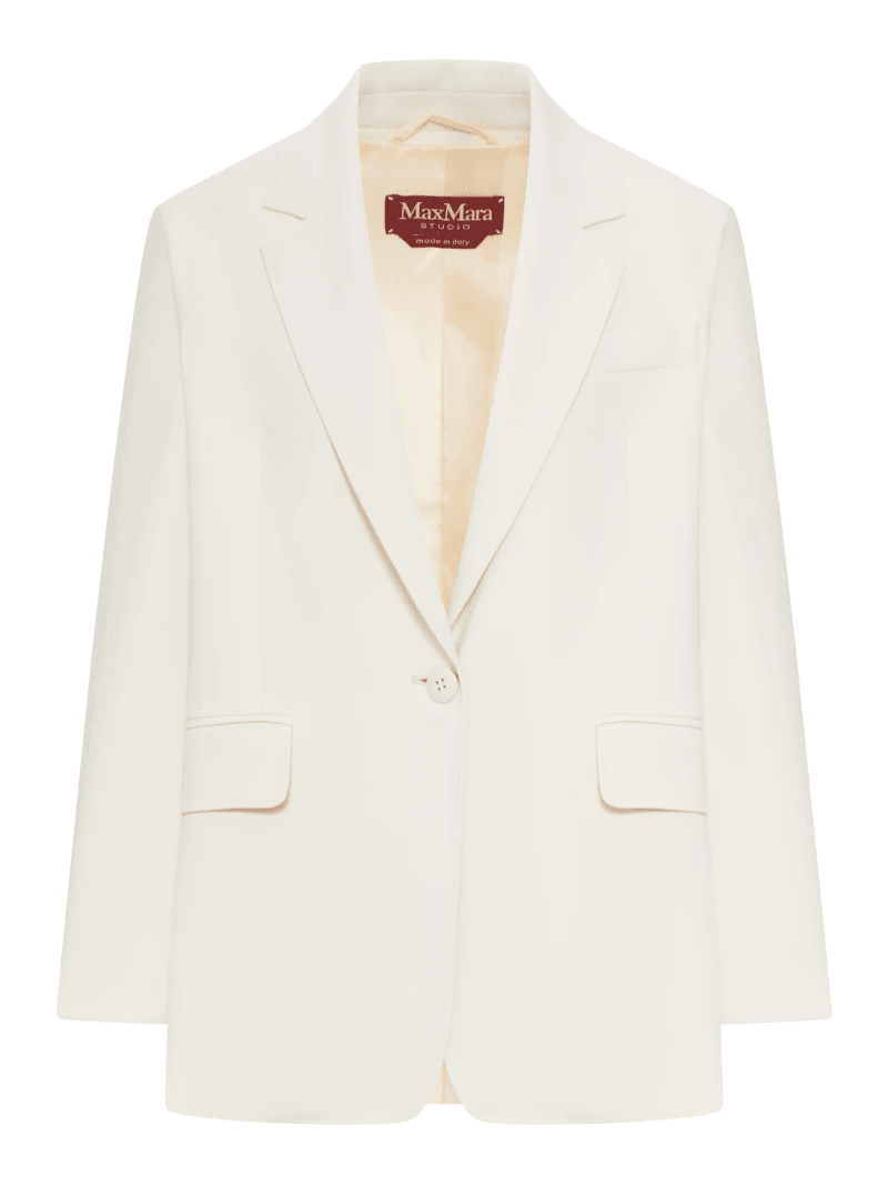 SINGLE-BREASTED CADY BLAZER - Max Mara Studio - Woman