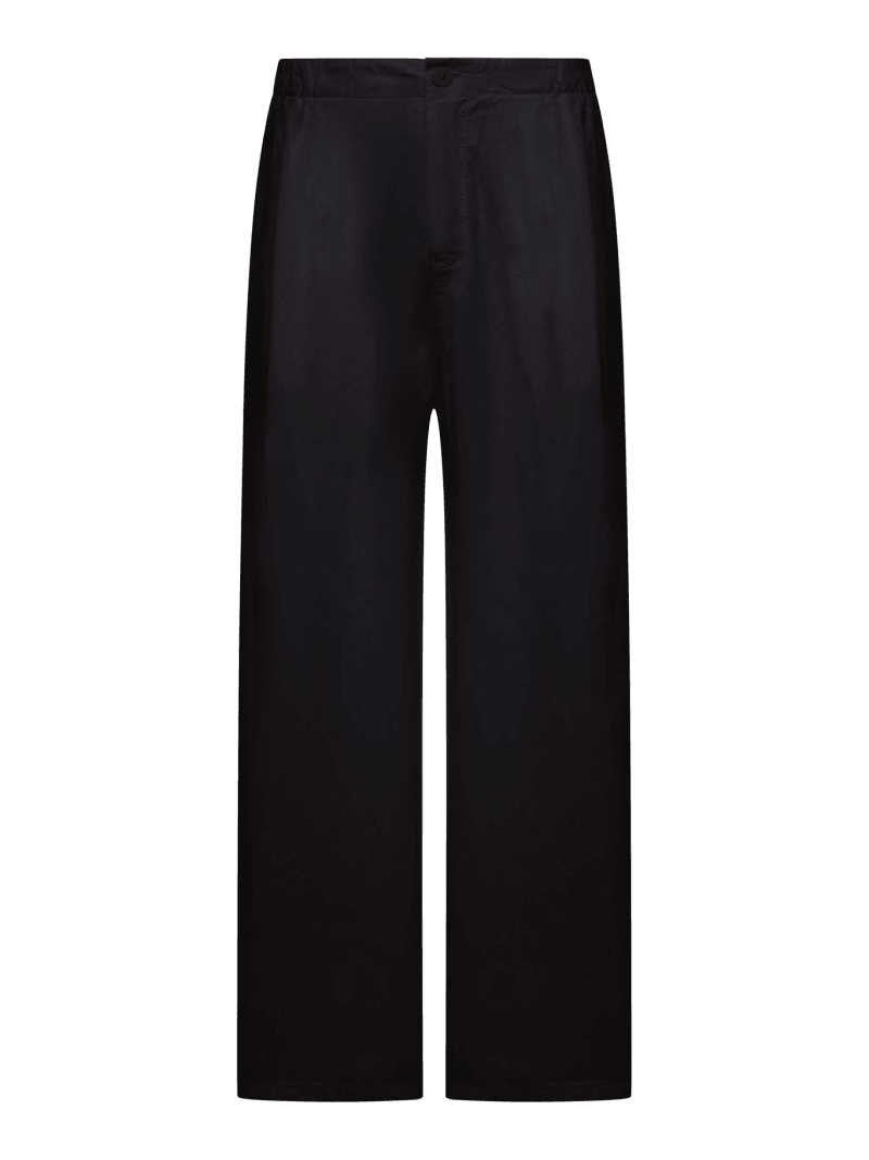 WIDE-LEG LINEN BLEND TROUSERS - Transit - Man