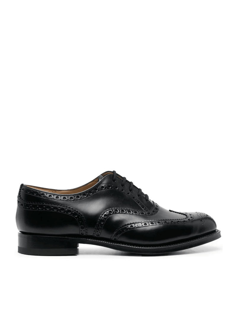 OXFORD BROGUE BURWOOD IN BRUSHED CALFSKIN - Church`s - Man