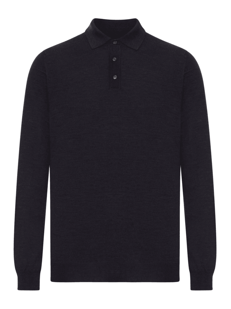 POLO SHIRT IN FINE COMBED WOOL - Zanone - Man