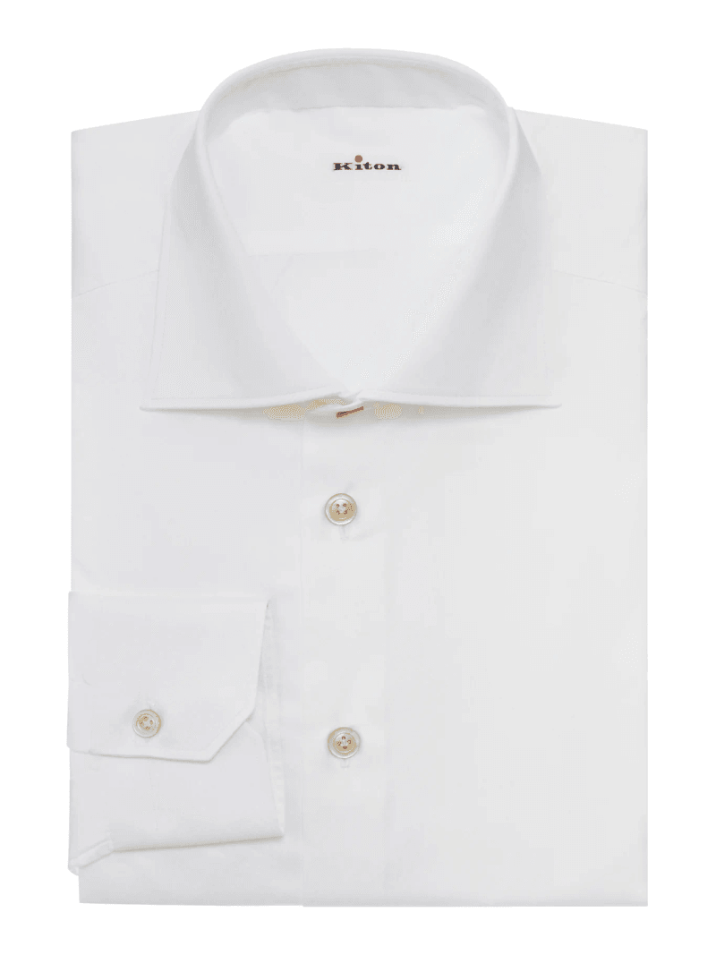 CLASSIC ORGANIC COTTON SHIRT - Kiton - Man