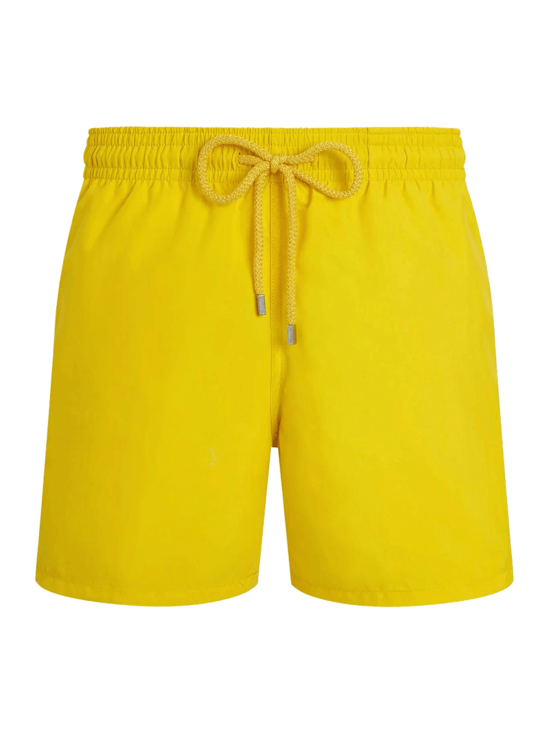 SINGLE COLOR SWIMSUIT WITH ENGRAVED LOGO - Vilebrequin - Man
