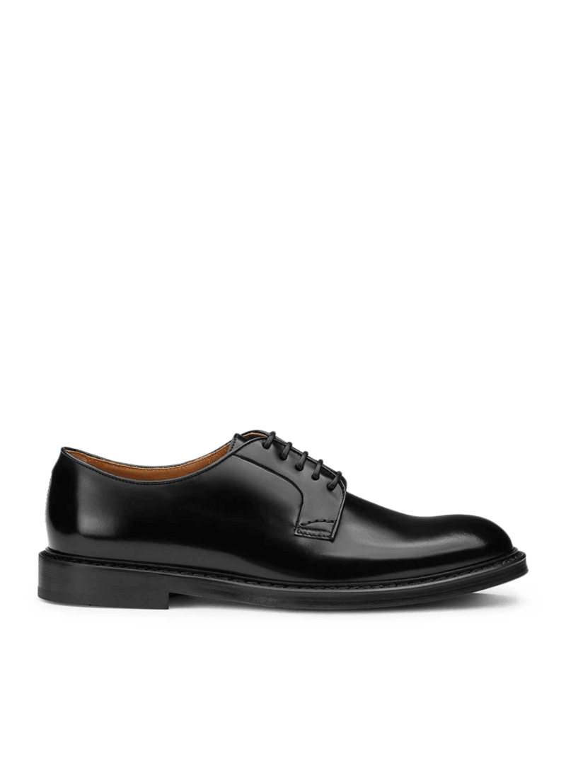 LEATHER LACE-UP DERBY SHOE - Doucals - Man