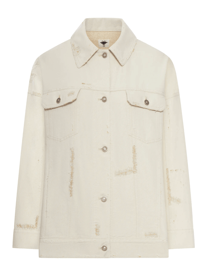 OVERSIZE JACKET WITH BELT - Christian Dior - Woman