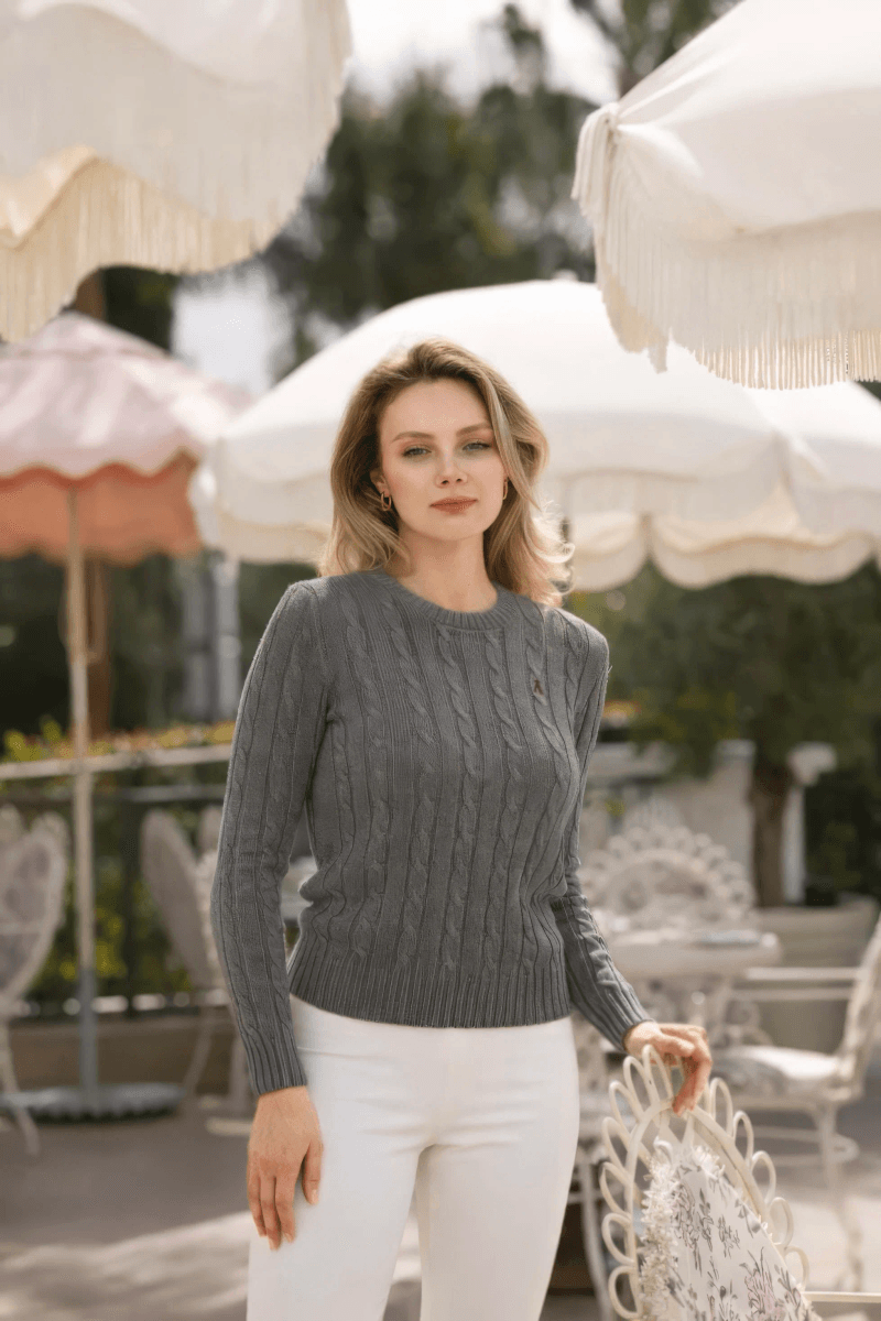 Gaâla Paris Pull en coton et cachemire Christina